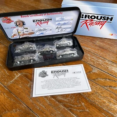 1/64 RACING CHAMPIONS '99 ROUSH RACING PRATA Burton Benson Martin LePage ASSINADO - Imagem 1 de 4