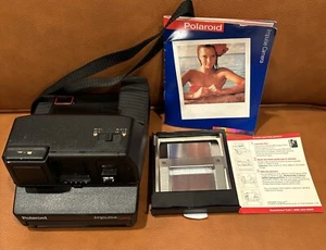 Vintage Polaroid Impulse QPS Instamatic Camera With Flash Case Works Needs Film - Picture 1 of 10