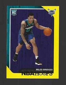 2018-19 PANINI NBA HOOPS MILES BRIDGES YELLOW PARALLEL ROOKIE - Picture 1 of 1