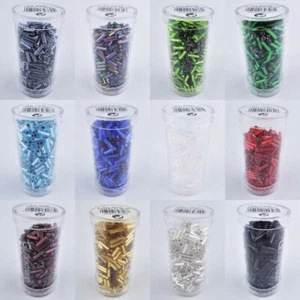 7mm Twisted Glass Bugle Beads BUY 1 2 24g Tubes Gutermann 773859 12 COLOUR 021 - Picture 1 of 17