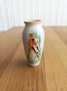 Retro Wade "Tropical Fruit Gatherers" Miniatur Vase  - Bild 1 von 4