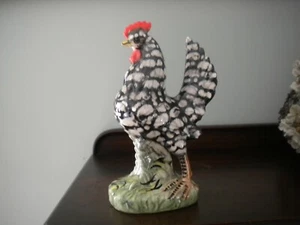 Vintage  Majolica Figurines Rooster  super - Picture 1 of 3