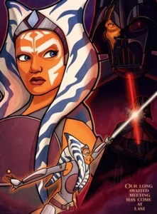 Star Wars Ahsoka Tano Anakin Skywalker Meeting Poster Print Art 18x24 Mondo - Picture 1 of 1