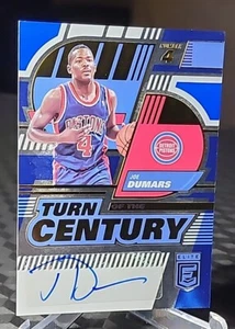 PISTÓN AUTÓGRAFO JOE DUMARS AUTO 25/08 2022-23 PANINI ELITE CAMBIO DE SIGLO - Imagen 1 de 5