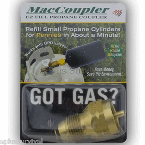 Adaptador de recarga de gas tanque de propano para estufas y linternas - Imagen 1 de 1