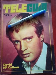David McCallum The Supremes Tele Guia Vintage Magazin 1968 - Bild 1 von 4
