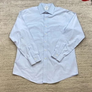 Camisa De Colección Brooks Brothers Oxford Abotonada 16.5-35 Azul Vestido Exterior Preppy - Imagen 1 de 13