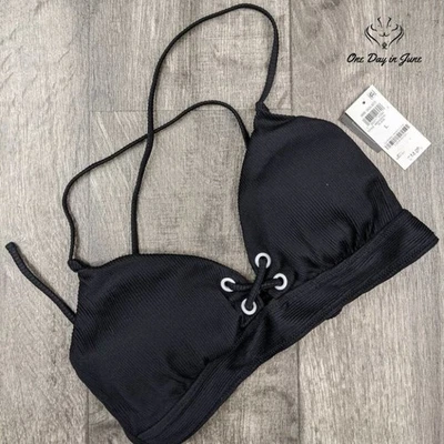 Top de bikini acanalado Bar III talla L Foto 1 de 2