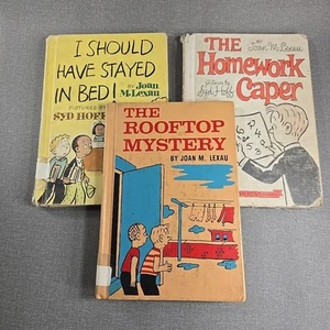 Syd Hoff Illustrated Lot Of 3 Vintage Hardcover Library Binding Books - Picture 1 of 21