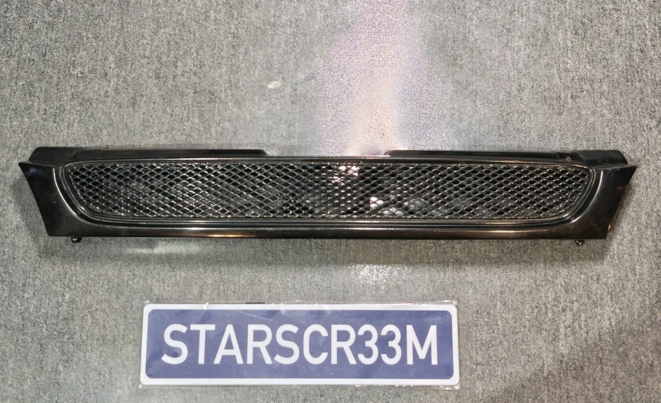 Subaru Impreza 1997-2001 parrilla negra con malla de acero 2,5RS GC8 Outback Sport Foto 1 de 4