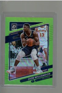 BALONCESTO ÓPTICO PANINI ZION WILLIAMSON VERDE PRIZM 77/149 2021 22 - Imagen 1 de 2