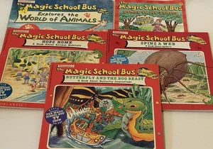 1990’s The Magic Schoolbus Lot Of 5 Books Y2K Learning! - Bild 1 von 11