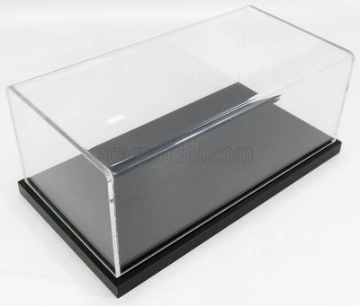 MODELLISMO AUTO STATICO VETRINA ESPOSITORE CONTENITORE DETROIT BASE NERA 1/24 - Immagine 1 di 4