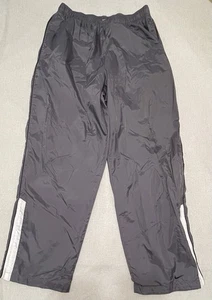 Nike Herren XL grau Aufwärmen Trainingshose reflektierend Knöchel Reißverschluss gefütterte Tasche - Bild 1 von 15