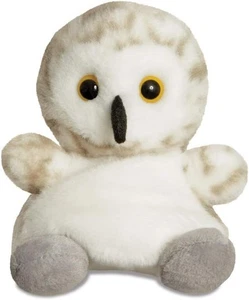 Juguete suave de felpa de 5 pulgadas Aurora Palm Pals Snowy Owl ecológico - Imagen 1 de 4