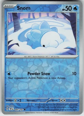Pokemon Snom - 045/162 045/162 SV05: Temporal Forces Common Reverse Holo Near Mi - Image 1 of 2