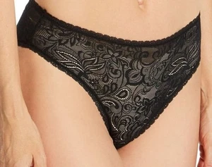 Maidenform Womens DMSLHB Stretch Lace High Leg Panty Black Nylon Blend Size XL 8 - Picture 1 of 4