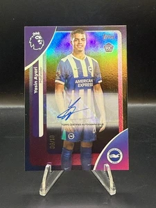2025-26 Topps Premier League Yasin Ayari Nero Rifrattore Auto RC/10 - Foto 1 di 2