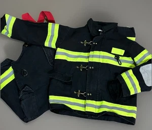 Teetot & Co Jungen Größe 5-6 Feuerwehrmann First Responder Sicherheitsjacke & Overall - Bild 1 von 13