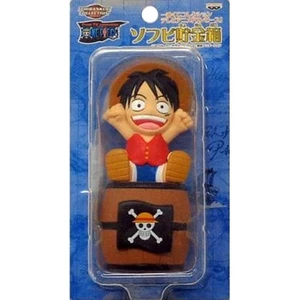 Luffy One Piece Ichiban Kuji Collection Sofubi Piggy Bank 3-H Figure - Picture 1 of 10