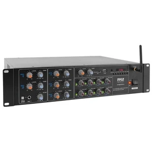 Pyle 8-Ch. Amplificatore Bluetooth Karaoke Audio-Stadio e Studio Sound Mixer Ricevitore - Foto 1 di 9