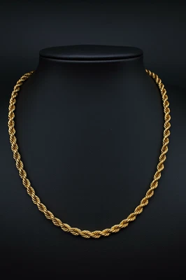Kette 585 Gold Goldkette in 14kt Gelbgold Kordelkette  11,4 Gram  50 cm lang🔥 - Bild 1 von 4
