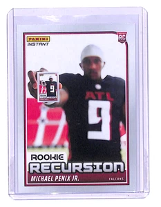 2024 Panini Instant MICHAEL PENIX JR RC  NFL Rookie Recursion #'d 1/501 Falcons - Picture 1 of 2
