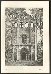 33 BLASIMONT EGLISE SAINT-NICOLAS IMAGE 1903 - Foto 1 di 1