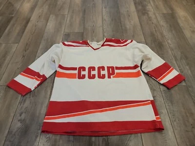 Soviet Union Pavel Bure #10 Team Russia CCCP Hockey Jerseys  RARE White ` - Image 1 of 4