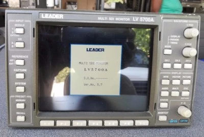 Leader LV 5700A Waveform Vector Multi SDI Monitor  - Image 1 of 4