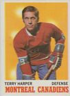 TERRY HARPER: 1970-71 TOPPS VINTAGE HOCKEY CARD # 53