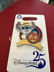 Celebrating 25 Years of Disney Pins - Stitch Dressed as Scoop Sanderson PP170570 - Picture 1 of 1