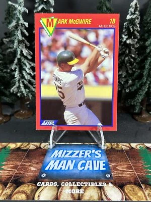 1989 Score Superstars Mark McGwire Athletics Subset 25 - Image 1 of 2