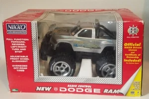 Nikko Radio Control Dodge Ram 1500 Truck Silver 1/19 Scale Off Road *NEW* Sealed - Picture 1 of 7