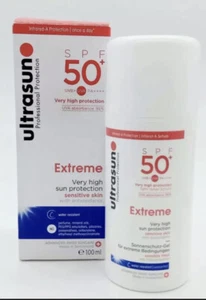 2 X ULTRASUN EXTREME 50+ VERY HIGH PROTECTION 2 x 100ml NEW & Pump Activated - Picture 1 of 1