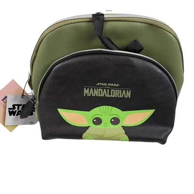 Danielle Nicole Star Wars The Mandalorian 2 Piezas Maquillaje Cosméticos Bolsa Set Nuevo Foto 1 de 4