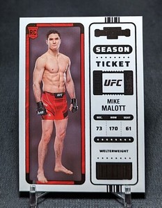 2023 Panini Chronicles UFC Contenders #105 Mike Malott RC