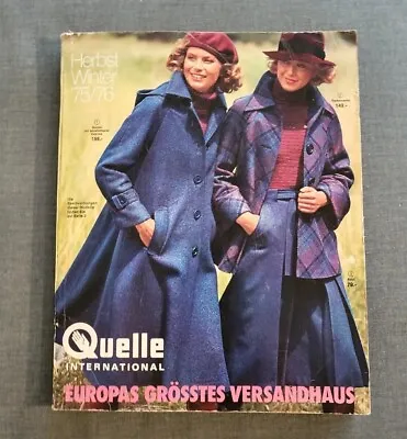 Quelle Katalog, Herbst/Winter 1975/76, 70 Er Kult 🌼🌈🌼 • 75.76€