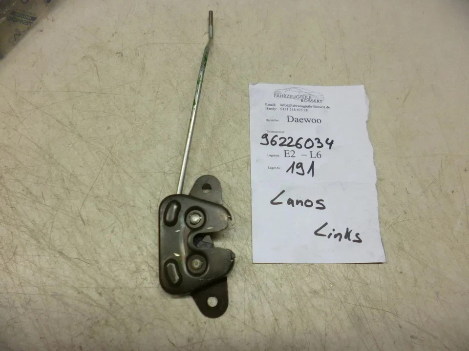 NEU Daewoo Lanos T100 '97-'02 Verriegelung Rücksitzbank Sitzlehne Sitz links - Imagem 1 de 1