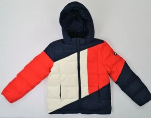 NWT Boy's / Youth Tommy Hilfiger Puffer Hoodie Hooded Jacket  Reg $120 - Picture 1 of 5