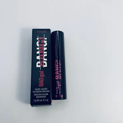 BENEFIT BAD GAL BANG Volumizing Mascara 0.1 oz Travel Size New INTENSE PITCH BK - Image 1 of 4
