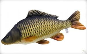 Coussin A en Forme De Carpe Commune 200CM Réaliste Idée Cadeau Pêche Pêcheur - Photo 1/2
