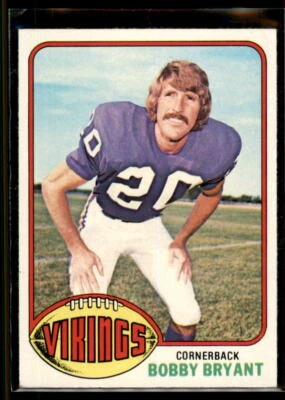 1976 Topps Bobby Bryant #11 Minnesota Vikings - Image 1 of 2
