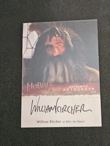 Cryptozoic The Hobbit Desolation Of Smaug WILLIAM KIRCHER BIFUR Auto Autograph - Picture 1 of 1