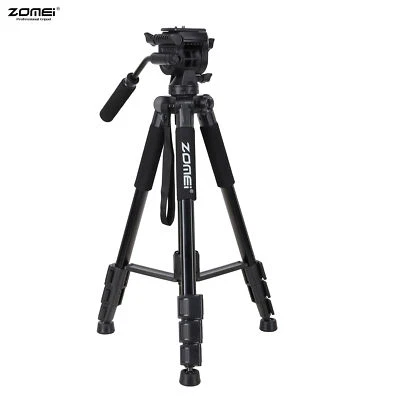 ZOMEI Q310 Professional Aluminum Alloy Camera Video Tripod 4-Section V5N0 - Image 1 of 4