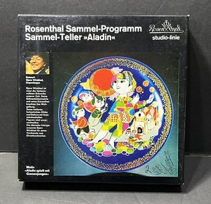 Rosenthal Collector Plate Aladdin Plays with Street Urchins - with Original Box - Picture 1 of 3