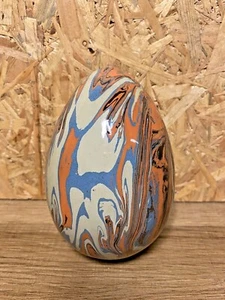 Christian Dior creation, ceramic egg, imitation marble, collection xxeme - Picture 1 of 11