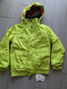 New Girls Burton Twist Bomber Insulated Snowboard Jacket Large 14-16 Lime green - Picture 1 of 7