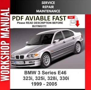 BMW 3 SERIES E46 1999 2000 2001 2002 2003 2004 SERVICE REPAIR WORKSHOP MANUAL - Picture 1 of 1