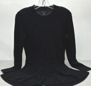 MAGLIONE SAKS FIVE AVENUE IN CASHMERE NERO TAGLIA M NUOVO CON ETICHETTE - Foto 1 di 5